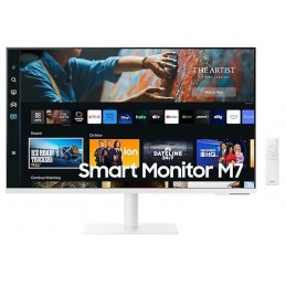 LCD Monitor|SAMSUNG|S32CM703UU|32"|TV Monitor/Smart/4K|Panel VA|3840x2160|16:9|60Hz|Matte|4 ms|Speakers|Swivel|Height adjustable