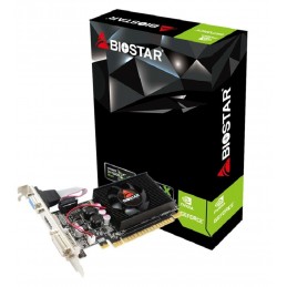 Graphics Card|BIOSTAR|NVIDIA GeForce 210|1 GB|DDR3|64 bit|PCIE 2.0 16x|Memory 1333 MHz|GPU 589 MHz|Single Slot Fansink|1x15pin D