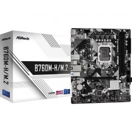 Mainboard|ASROCK|Intel B760 Express|Micro-ATX|Memory DDR5|Memory slots 2|2xPCI-Express 3.0 1x|1xPCI-Express 4.0 16x|1xM.2|1xHDMI