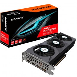 Graphics Card|GIGABYTE|AMD Radeon RX 6600|8 GB|128 bit|PCIE 4.0 8x|GDDR6|Memory 14000 MHz|2xHDMI|2xDisplayPort|GV-R66EAGLE-8GD