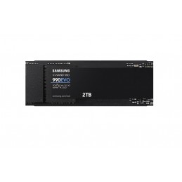 Samsung 990 EVO 2000 GB SSD form factor M.2 2280 SSD interface NVMe Write speed 4200 MB/s Read speed 5000 MB/s