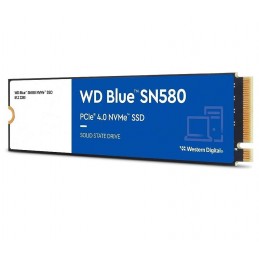 SSD|WESTERN DIGITAL|Blue SN580|1TB|M.2|PCIe Gen4|NVMe|TLC|Write speed 4150 MBytes/sec|Read speed 4150 MBytes/sec|2.38mm|TBW 600 