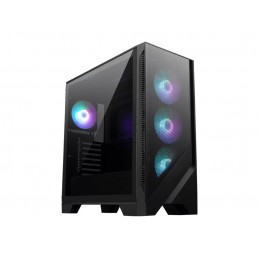 MSI PC Case MAG FORGE 320R AIRFLOW Side window Black Mid-Tower Power supply included No