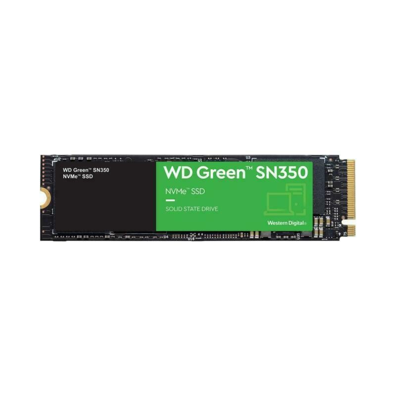 SSD|WESTERN DIGITAL|Green SN350|1TB|M.2|PCIE|NVMe|QLC|Write speed 2500 MBytes/sec|Read speed 3200 MBytes/sec|WDS100T3G0C