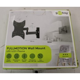 SALE OUT. Goobay TV wall mount Basic FULLMOTION (S) Goobay Wall mount 49714 FULLMOTION (S) TV wall mount Basic " Tilt, Swivel DA