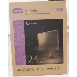 SALE OUT. BenQ BL2420PT 24 ", 2K Ultra HD, 2560 x 1440 pixels, LED, IPS, 5 ms, 300 cd/m , Black Benq Designer BL2420PT Benq 24 "