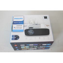 SALE OUT. Philips NeoPix Ultra 2+ Home Projector, 1920x1080, 16:9, 3000:1, Silver USED AS DEMO, SCRATCHED | NeoPix Ultra 2+ | Fu