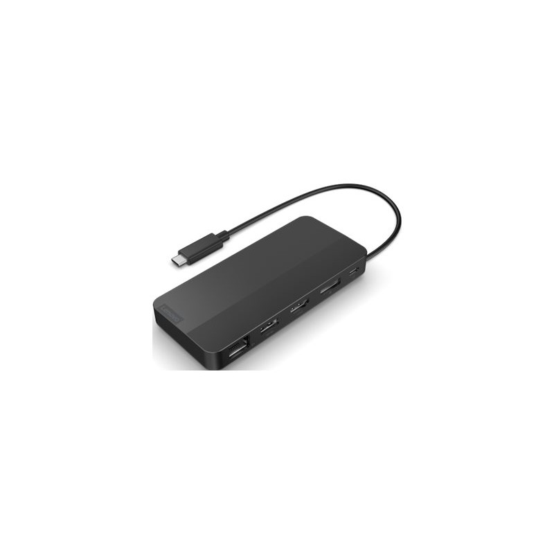 Lenovo USB-C Dual Display Travel Dock with Adapter | Lenovo