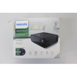 SALE OUT. Philips PicoPix Micro 2TV Mobile Projector, 854x480, 16:9, 600:1, Black USED AS DEMO, DAMAGED PACKAGING | PPX360/INT |