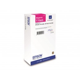 Epson T75634N Ink Cartridge L magenta | Epson C13T75634N | Epson T7563 - L size - magenta - original - ink cartridge | Epson DUR