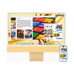 Apple iMac 24 4.5K Retina, Apple M3 8C CPU, 10C GPU/8GB/512GB SSD/Silver/INT | Apple