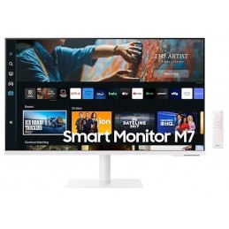 LCD Monitor|SAMSUNG|S27CM703UU|27"|TV Monitor/Smart/4K|Panel VA|3840x2160|16:9|60Hz|Matte|4 ms|Speakers|Swivel|Height adjustable