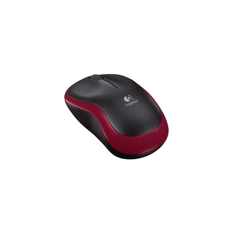 MOUSE USB OPTICAL CORDL. M185/RED 910-002240 LOGITECH