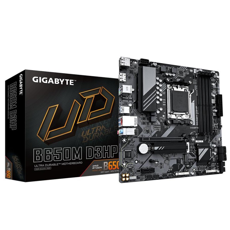 Mainboard|GIGABYTE|AMD B650|SAM5|Micro-ATX|Memory DDR5|Memory slots 4|1xPCI-Express 3.0 1x|1xPCI-Express 4.0 16x|2xM.2|1xHDMI|2x