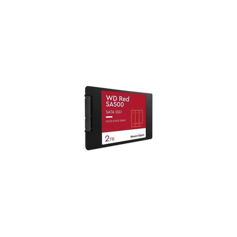 SSD|WESTERN DIGITAL|Red SA500|2TB|SATA 3.0|Write speed 520 MBytes/sec|Read speed 560 MBytes/sec|2,5"|TBW 500 TB|MTBF 1750000 hou