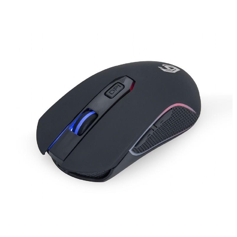 MOUSE USB OPTICAL WRL RGB/RECHARGE MUSGW-6BL-01 GEMBIRD