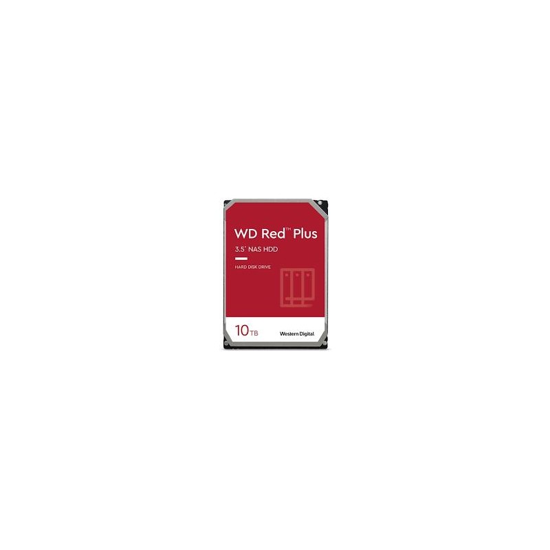 HDD|WESTERN DIGITAL|Red Plus|10TB|SATA 3.0|256 MB|7200 rpm|3,5"|WD101EFBX