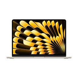 Notebook|APPLE|MacBook Air|CPU Apple M3|13.6"|2560x1664|RAM 8GB|SSD 256GB|8-core GPU|Integrated|ENG|macOS Sonoma|Starlight|1.24 