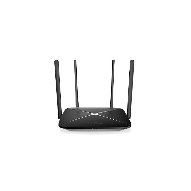 Wireless Router|MERCUSYS|Wireless Router|1167 Mbps|IEEE 802.11ac|1 WAN|3x10/100/1000M|Number of antennas 4|AC12G