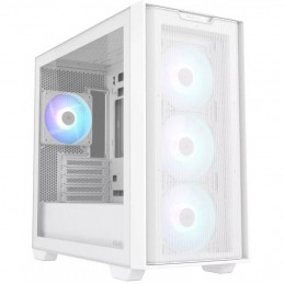 Case|ASUS|A21 PLUS|MidiTower|Case product features Transparent panel|Not included|MicroATX|MiniITX|Colour White|A21PLUS