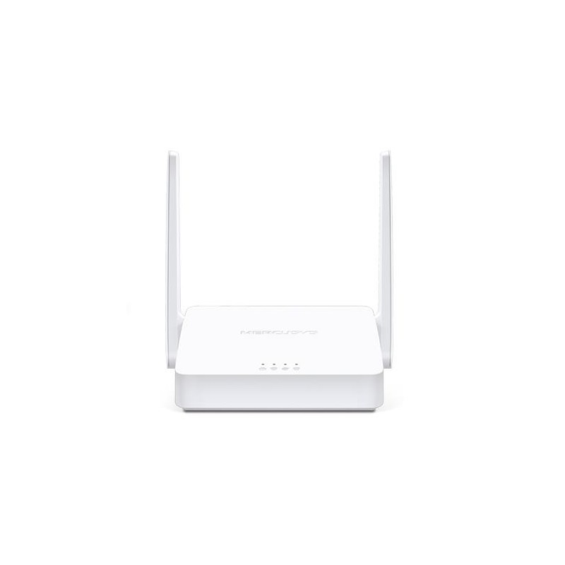 Wireless Router|MERCUSYS|Wireless Router|300 Mbps|IEEE 802.11b|IEEE 802.11g|IEEE 802.11n|2x10/100M|LAN WAN ports 1|Number of ant