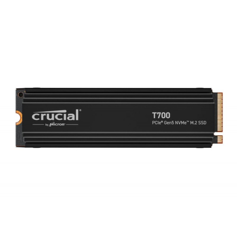 SSD|CRUCIAL|T700|2TB|M.2|PCIe Gen5|NVMe|TLC|Write speed 11800 MBytes/sec|Read speed 12400 MBytes/sec|TBW 1200 TB|CT2000T700SSD5