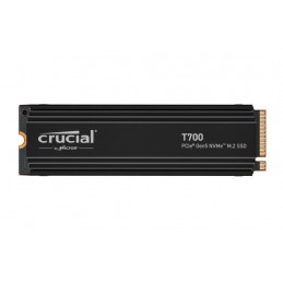 SSD|CRUCIAL|T700|4TB|M.2|PCIe Gen5|NVMe|TLC|Write speed 11800 MBytes/sec|Read speed 12400 MBytes/sec|TBW 2400 TB|CT4000T700SSD5