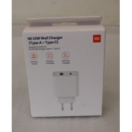 SALE OUT. Xiaomi Mi 33W Wall Charger (Type-A+Type-C) EU, DAMAGED PACKAGING | Wall Charger (Type-A+Type-C) EU | Mi 33W | DAMAGED 
