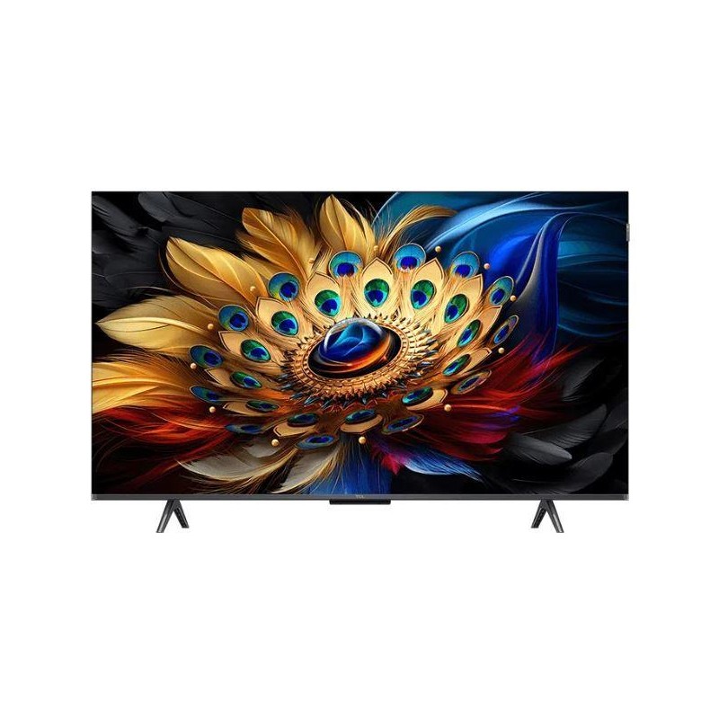 TV Set|TCL|50"|4K/Smart|QLED|3840x2160|Wireless LAN|Bluetooth|Google TV|Black|50C655