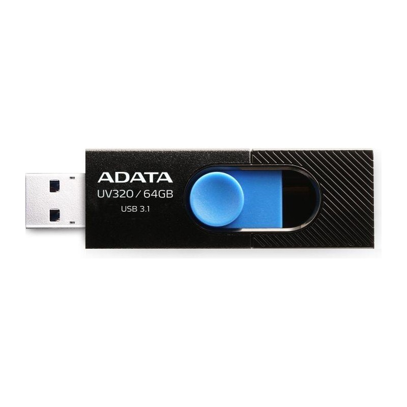 MEMORY DRIVE FLASH USB3.1 64GB/BLACK AUV320-64G-RBKBL ADATA