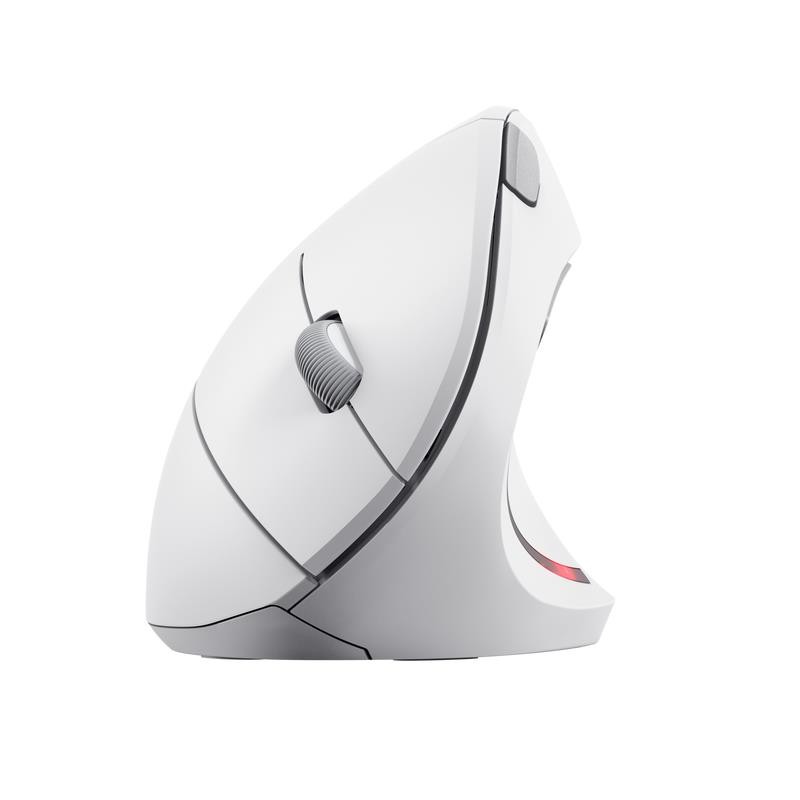 MOUSE USB OPTICAL WRL VERTO/ERGONOMIC WHITE 25132 TRUST