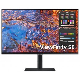 LCD Monitor|SAMSUNG|ViewFinity S8|32"|Business/4K|Panel IPS|3840x2160|16:9|60Hz|5 ms|Swivel|Pivot|Height adjustable|Tilt|Colour 