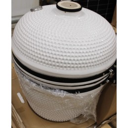 SALE OUT. TunaBone 26" Grill, White, PAINT DEFECT | TunaBone | Kamado classic 26" grill | Size XL | PAINT DEFECT