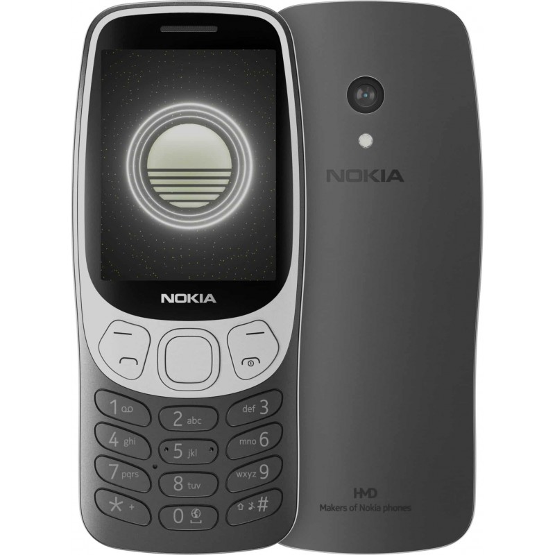 Nokia | 3210 4G (2024) | Black | 2.4 " | 128 MB | 64 MB | Dual SIM | Bluetooth | 5.0 | USB version USB Type-C | Main camera 2 MP