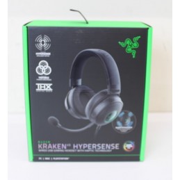 SALE OUT. Razer Kraken V3 Hypersense Gaming Headset, Over-Ear, Wired, Microphone, Black, DEMO | Gaming Headset | Kraken V3 Hyper