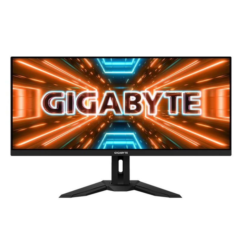 LCD Monitor|GIGABYTE|M34WQ-EK|34"|Gaming/21 : 9|Panel IPS|3440x1440|21:9|144Hz|Matte|1 ms|Speakers|Swivel|Height adjustable|Tilt