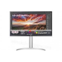 LCD Monitor|LG|27"|4K|Panel IPS|3840x2160|16:9|5 ms|Speakers|Swivel|Height adjustable|Tilt|Colour White|27UP85NP-W