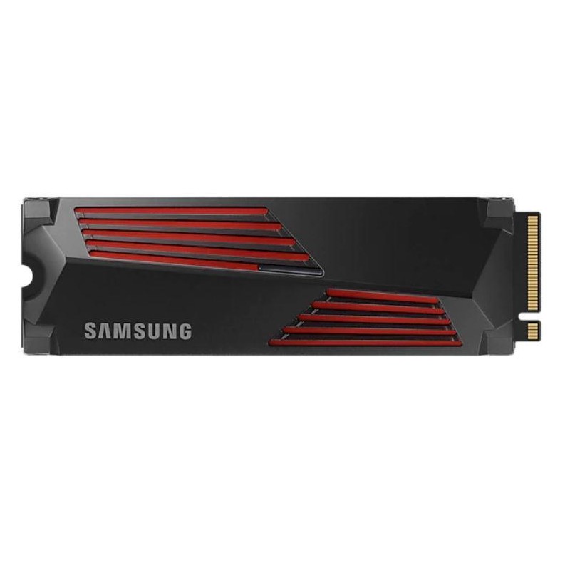 SSD|SAMSUNG|990 PRO with Heatsink|4TB|M.2|PCIe Gen4|NVMe|TLC|Write speed 6900 MBytes/sec|Read speed 7450 MBytes/sec|TBW 2400 TB|