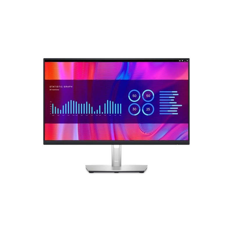 LCD Monitor|DELL|P2423DE|23.8"|Business|Panel IPS|2560x1440|60Hz|Matte|8 ms|Swivel|Pivot|Height adjustable|Tilt|Colour Silver|21