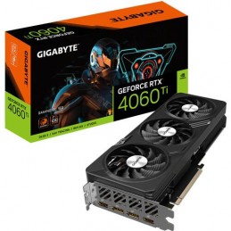 Graphics Card|GIGABYTE|NVIDIA GeForce RTX 4060 Ti|16 GB|GDDR6|128 bit|PCIE 4.0 16x|Memory 2595 MHz|Dual Slot Fansink|2xHDMI|2xDi