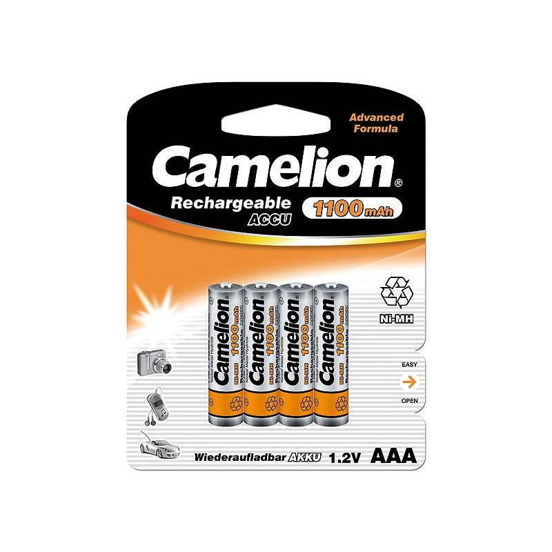 Camelion | AAA/HR03 | 1100 mAh | Rechargeable Batteries Ni-MH | 4 pc(s)