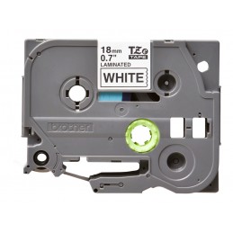 Brother | TZ-241 Laminated Tape | Black on White | TZe | 8 m | 1.8 cm