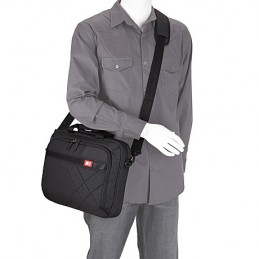 Case Logic | DLC115 | Fits up to size 15 " | Messenger - Briefcase | Black | Shoulder strap