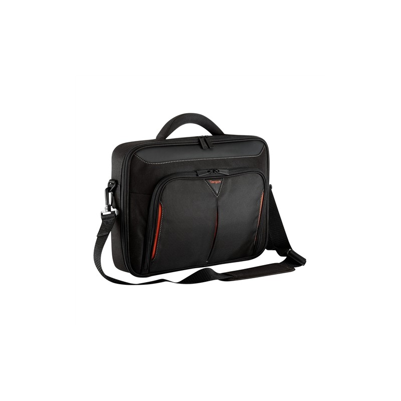 Targus | Classic+ | Fits up to size 15.6 " | Messenger - Briefcase | Black/Red | Shoulder strap