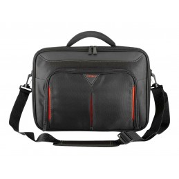 Targus | Classic | Fits up to size 14 " | Messenger - Briefcase | Black/Red | Shoulder strap