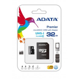 ADATA | Premier UHS-I | 32 GB | SDHC | Flash memory class 10 | SD adapter