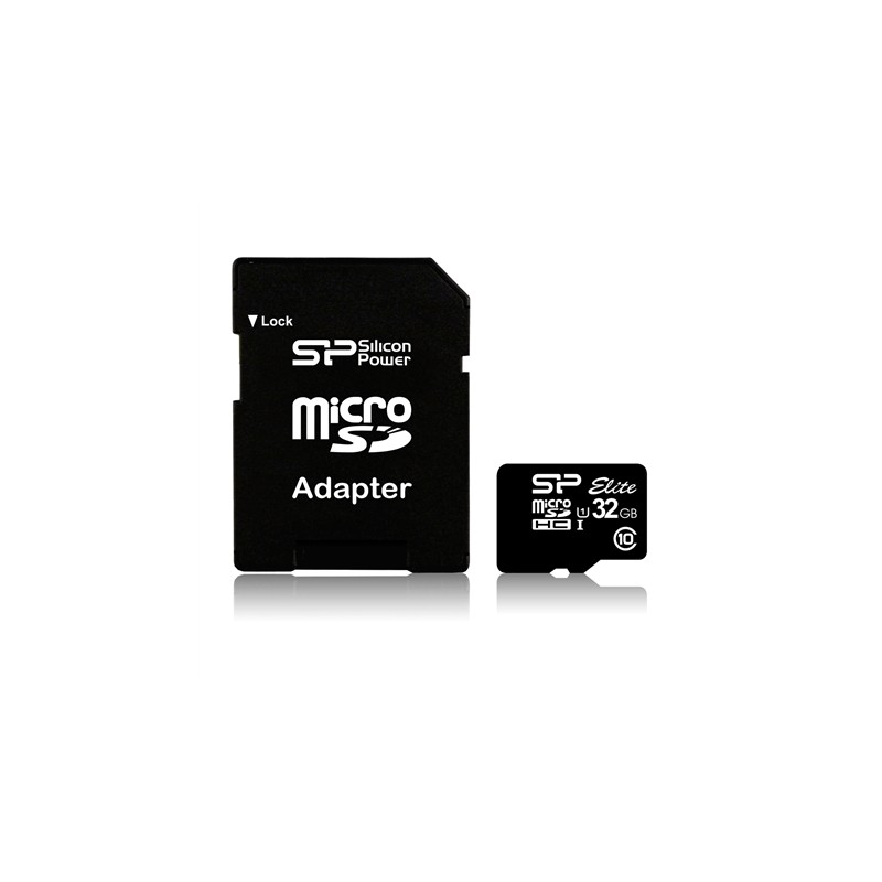 Silicon Power | Elite 8GB microSDHC UHS-I | 8 GB | Micro SDHC | Flash memory class Class 10 | SD