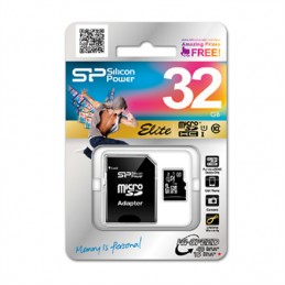 Silicon Power | Elite 8GB microSDHC UHS-I | 8 GB | Micro SDHC | Flash memory class Class 10 | SD