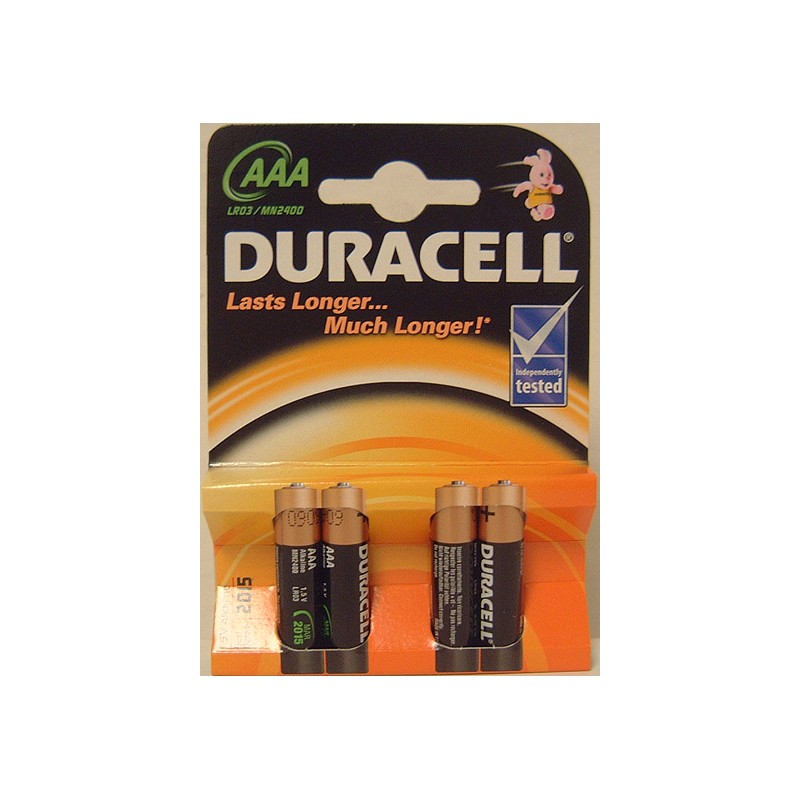 Duracell | AAA/LR03 | Alkaline Basic MN2400 | 4 pc(s)