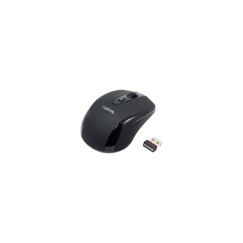 Logilink | Maus optisch Funk 2.4 GHz | 2.4GH wireless mini mouse with autolink | wireless | Black